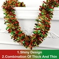 thumbnail image 3 of 50 Feet Christmas Tinsel Garland Metallic Twist Shiny Garland for Xmas Christmas Tree Decorations,Holiday Home Party Supplies Indoor Outdoor Decor, 3 of 6