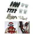 thumbnail image 2 of 4x Front Rear Shock Damper & Shock Towers Bracket Mount 99S Black, 2 of 8