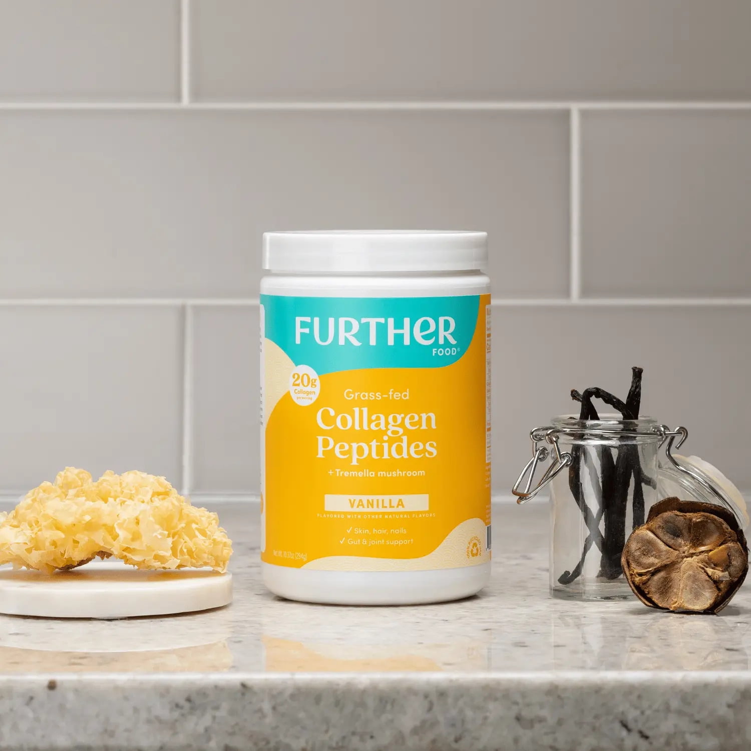Further Food Vanilla Collagen Peptides Powder - 30 Servings