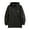 Black, variant on Men's Spring And Autumn One Jacket Trend Pullover Half Zip Hardshell Hooded Coat
