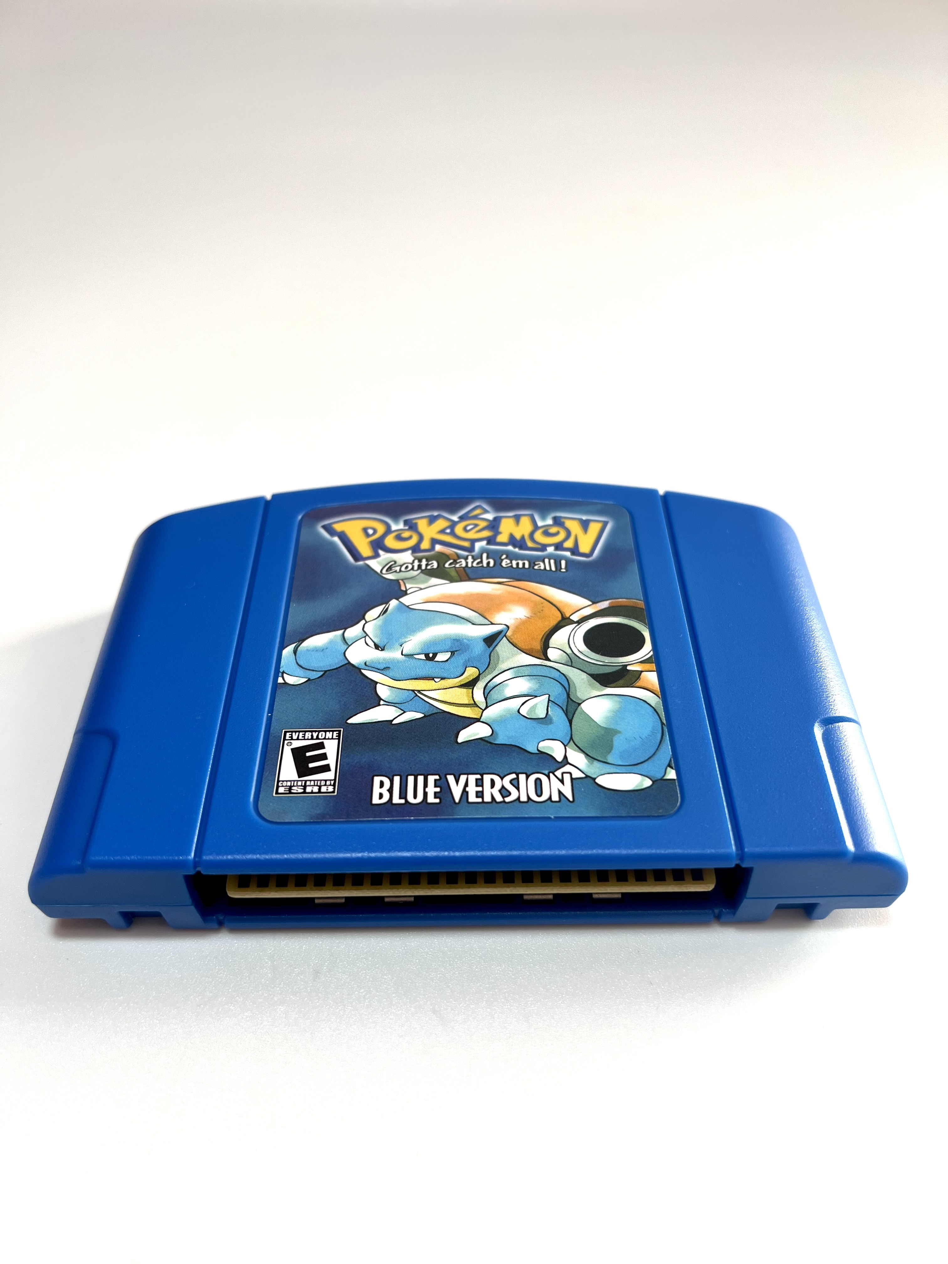 Pokemon Blue N64 Homebrew Game Cartridge (Special Edition) for Nintendo 64