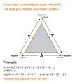thumbnail image 2 of LOVE STORY Straight Edge Sun Shade Sail Triangle 95% UV Block Sunshade Awning for Backyard Yard Deck Patio Garden, 12'x12'x12' Dark Grey, 2 of 5