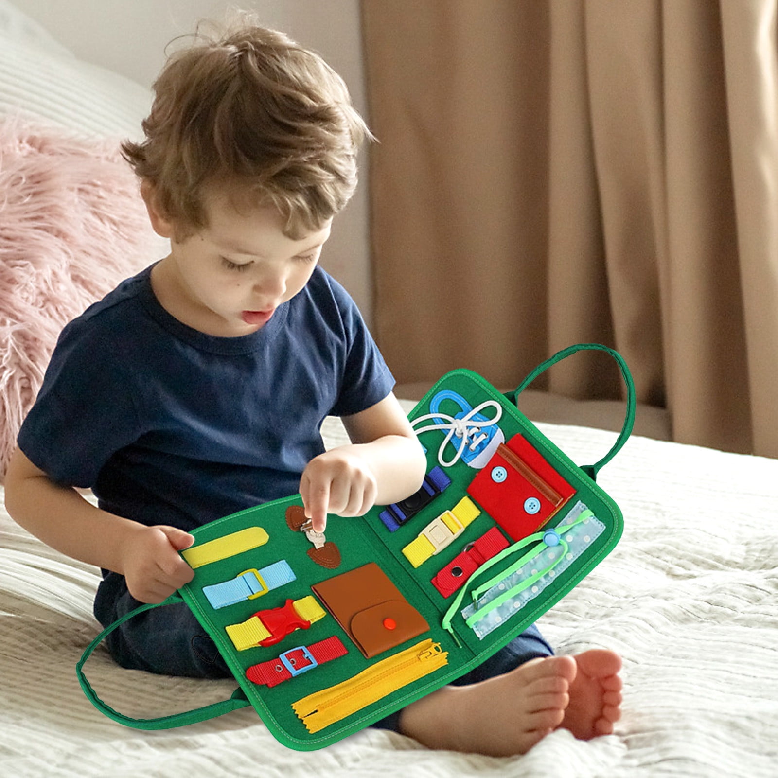 Music Box Motor Skills Montessori Educational Child Music Toy Busy Board Kit 