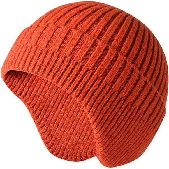 GFDYREE Women Winter Warm Beanie Hat Ear Flaps, Men Earflap Wool Knit Skull Cap for Cold Weather Outdoor M-E-H-H1