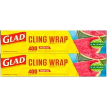 Glad Clingwrap Plastic Food Wrap (400 Sq. Ft., 2 Pk.)