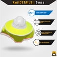 thumbnail image 3 of KwikSafety (Charlotte, NC) LORD VADER Hard Hat Sun Shade (5 PACK) ANSI OSHA High Visibility Cooling Mesh Contrasting Reflective FULL BRIM Foldable Hi Vis Neck Protection Construction Helmet Sun Shield, 3 of 7
