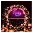 thumbnail image 5 of Let's Party Neon Sign, Dimmable Pink, Weddings And Bachelorette Parties 29.5x43.4cm, 5 of 5