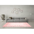 thumbnail image 3 of Ahgly Company Indoor Round Solid Red Modern Area Rugs, 3' Round, 3 of 4