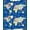 Blue Multicolor, Pattern 4, variant on ODIKA Ocean Educational Explorer Playroom Classroom Large Map Top Playful for Living Room, Under Sectional, Family , Non-Slip Flatwoven