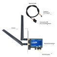 thumbnail image 4 of Tarjeta Wifi Pci-E Bt4.0 Para Macos Windows 7/8/10/11 802.11A/G/N/Ac Adaptador De Red Pci-E Pci Compatible Con Mac Wi-Fi Airdrop Handoff Instant Hotspot Macos Mimo Mac Os X Compatible De Forma Nativa, 4 of 5