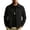 Black, variant on Bxsruta Mens Casual Button Down Shirt Jacket Long Sleeve Outerwear with Pockets