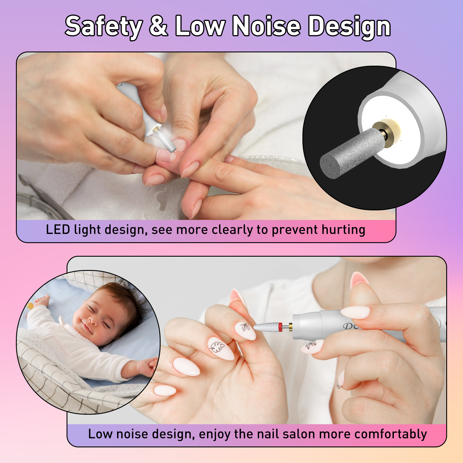 Devimic Electric Nail Drill Kit - Cordless photo 5