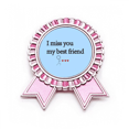 thumbnail image 1 of Mejor amigo Fellowship compañerismo Insignia broche Medalla rosa premiada, 1 of 3