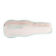 thumbnail image 2 of Estuche rígido para violín, bolsa de transporte, correas ajustables para mochila, caja ligera para violín beige rosa, 2 of 9