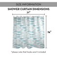 thumbnail image 7 of Creative Products Teal Reverse School Of Fish  71x74 Shower Curtain, 7 of 7