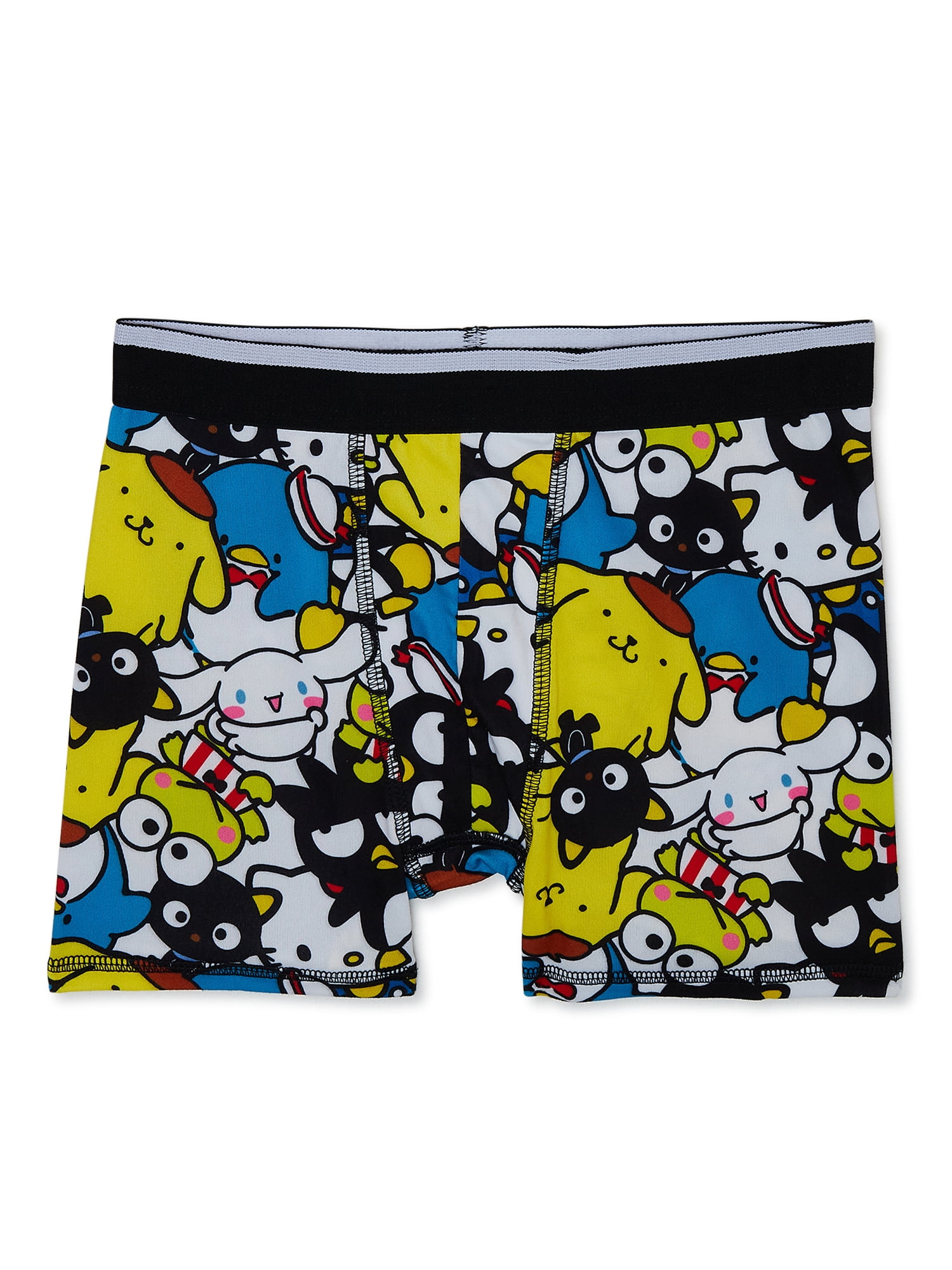 Sanrio & Friends Boys Boxer Brief Underwear, 4-Pack, Sizes