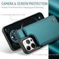 thumbnail image 3 of for iPhone 12 Pro Max Case with Card Holder, Wallet Case for Women Men with RFID Blocking, Durable Leather Kickstand Magnetic Clasp Shockproof Phone Case for iPhone 12 Pro Max, 3 of 12