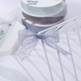 thumbnail image 5 of Namzi 0.98inch Green Sheer Organza Ribbon 20 Yards Chiffon Ribbon for Gift Wrapping Mother's Day Wedding Flower Bouquet Crafts（Gray）, 5 of 5