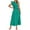 Green, variant on Wyzesi White Dresses for Bridal Shower Women's Summer One Shoulder Ruffle Dress Sleeveless Boho Flowy Maxi Dresses Christmas Pajamas Costume