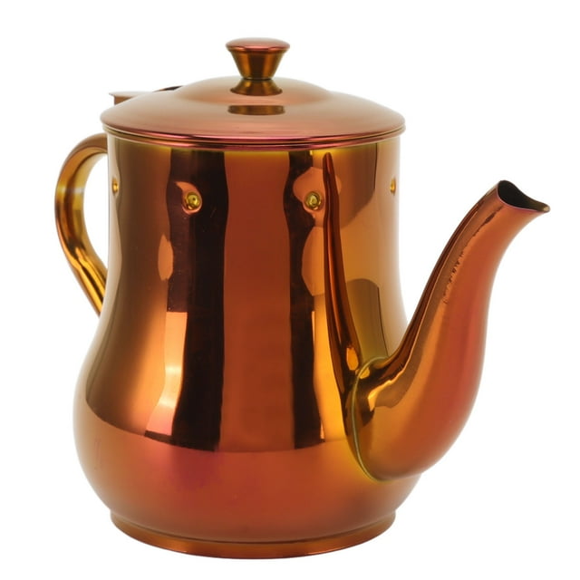 Tea Pot, Stainless Steel Tea Pot For Restaurants Red