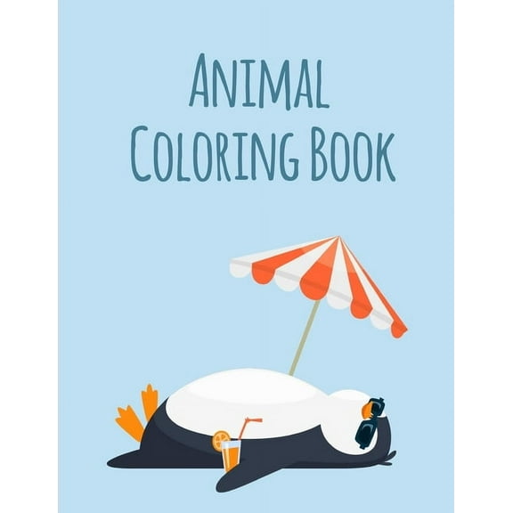 Sport Animals: Animal Coloring Book: coloring book for adults stress relieving designs (Paperback)