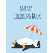 Sport Animals: Animal Coloring Book: coloring book for adults stress relieving designs (Paperback)