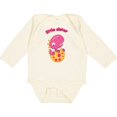 thumbnail image 3 of Inktastic Little Sister-dino Girls Long Sleeve Baby Bodysuit, 3 of 5