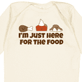 thumbnail image 4 of Inktastic Thanksgiving Here for the Food Boys or Girls Long Sleeve Baby Bodysuit, 4 of 5