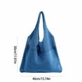 thumbnail image 3 of Tuvgenk Women's Woven Beach Bag Crochet Knit Tote Purse Casual Boho Shoulder Handbag for Summer Travel Shopping, 3 of 6