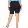 thumbnail image 2 of NYDJ womens  Plus Briella Black Short, 20W, 2 of 3