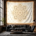 thumbnail image 6 of Floral Garden Mandala with Characterized Concentric Layers, Mystical Fantasy for Space Lovers, Wall Decor, Mother'S Day Gift, Tapestry Wall Hanging for Dorm and Living Room, 6 of 7