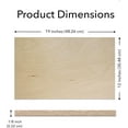 thumbnail image 3 of 20 Pack | 3mm 1/8th inch Premium Baltic Birch Plywood, 12” x 19”, Glowforge Ready, Hand Selected, Unfinished, Laser Engraving, CNC, Scroll Saw, by Craft Closet, 3 of 6