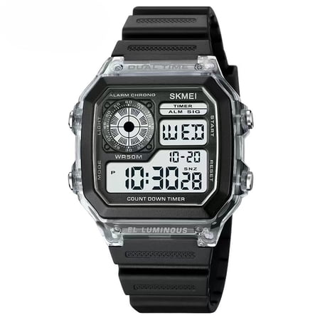 Digital Watch for Men Women Waterproof Watches for Women Men s Wrist Watches Fashion Sport Mens Digital Watches Dual Time Date Stopwatch