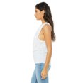thumbnail image 3 of Bella Canvas Womens Flowy Scoop Blended Muscle Tank, 2XL, White Marble, 3 of 3