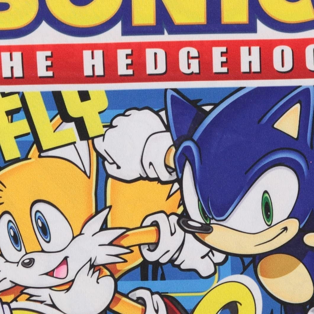 Maglietta Sonic The Hedgehog Per Bambini | Cotone 100% | Blu | Taglie 4-14 Anni | Ufficiale Sega - Foto 12
