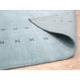 thumbnail image 3 of EORC Blue Handmade Wool Transitional Lori Baft Rug, 10' x 14', 3 of 4