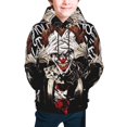 thumbnail image 2 of It Pennywise Horror Teen Boys Girls Hoodies 3D Printed Hooded Sweatshirts for Kids Long Sleeve Casual Unisex Pullovers with Pockets, 2 of 8