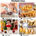 thumbnail image 3 of 3 Pcs Super Wire Extra Fine Mesh Strainer with Handle, Small Medium Large Size Sifter Metal Strainer Set, Stainless Steel Sieve Fine Mesh Strainers for Kitchen Rice Juice Quinoa Food Flour Baking, 3 of 6