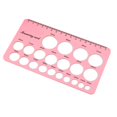 thumbnail image 1 of Regla de silicona para pezones, herramienta de medición de tamaño de brida suave y cómoda -8310406974310, 1 of 5