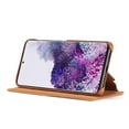 thumbnail image 4 of Dteck Folio Wallet Case For Samsung Galaxy Note 20 / Note 20 5G, Lightweight PU Leather Magnetic Flip Stand Case Hard Protective Cover,Brown, 4 of 9