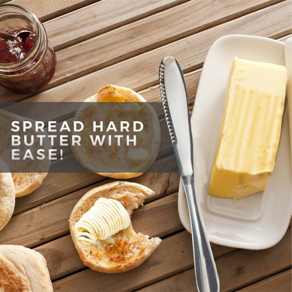 Buy Butter Knife Spreader Stainless Steel, 3 in 1 Butter Spreader Knife