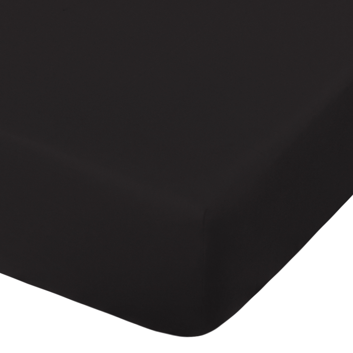 NT Bay Fitted Crib Sheet, Black, Ultra Soft Microfiber photo 4