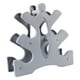 thumbnail image 5 of Soporte para mancuernas de 3 niveles, peso máximo de 25 kg, ligero, con capacidad para 6 mancuernas, ideal para gimnasios y organización, soporte, 5 of 8