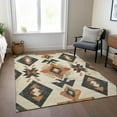thumbnail image 5 of Dalyn Rugs Machine Washable Indoor/Outdoor Chantille Ivory 5' x 7'6" Rug, 5 of 9