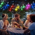 thumbnail image 2 of DAYBETTER Solar Outdoor String Lights 21FT 30 LED Water Drop Lights,Solar Christmas Lights Outdoor Waterproof for Garden Patio Yard Tree Party Christmas Decor (Multicolor), 2 of 7