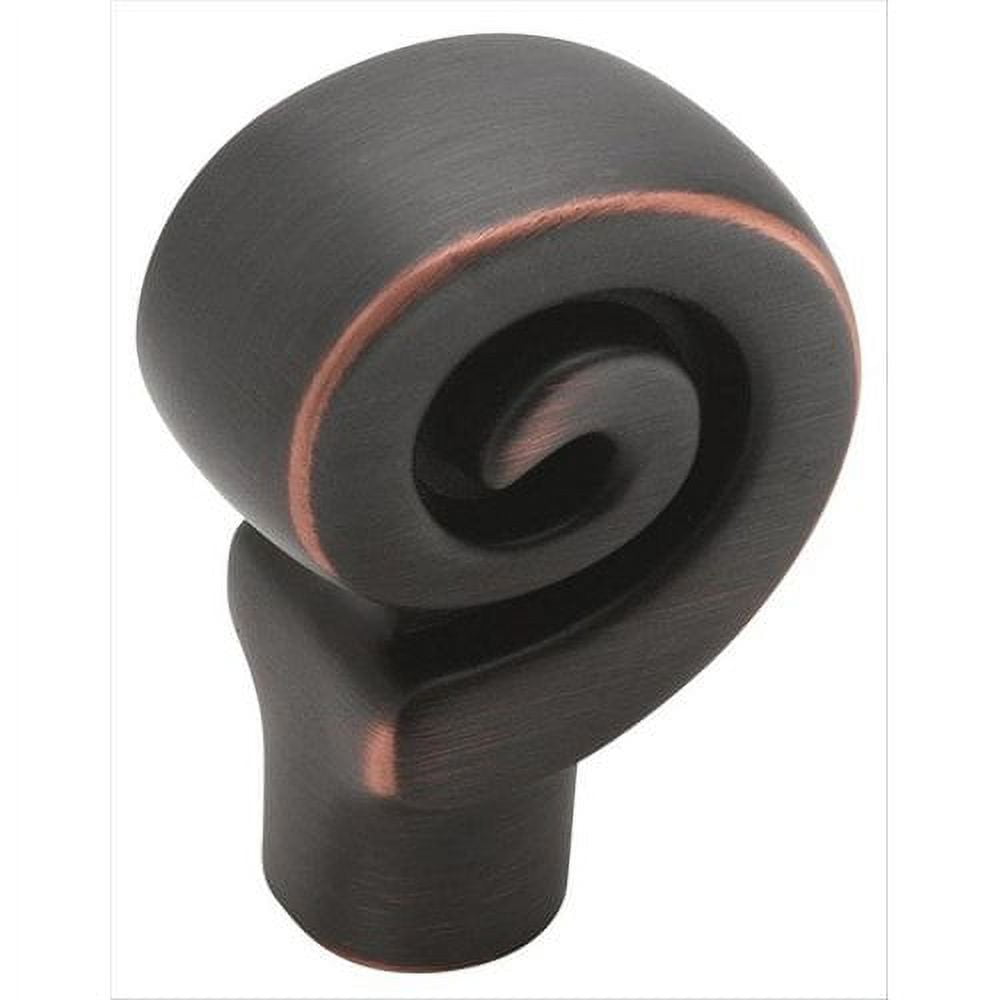 Amerock BP9339G10 Swirlz Spiral Knob - Satin Nickel