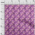 thumbnail image 2 of oneOone Polyester Spandex Purple Fabric Tropical Fabric For Sewing Printed Craft Fabric By The Yard 56 Inch Wide, 2 of 5