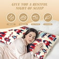 thumbnail image 4 of Body Pillow Cover, Rocket Pattern Body Pillow Cases with Zipper Soft Breathable Smooth Skin Friendly Long Pillow Case 20x60 inches, 1Pcs, 4 of 7