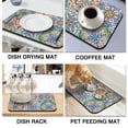 thumbnail image 4 of Multi Use Mexican Coffee Drying Mat Super Absorbent Diatom Mud Pad for Kitchen Counter, Coffee Mat19.5x12in Perfect Kitchen Gadget for Easy and Efficient Cleaning, 4 of 7