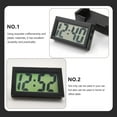 thumbnail image 4 of 3 Pcs Car Clocks Mini Mute Clocks Desktop Digital Clocks Electronic Clocks, 4 of 7